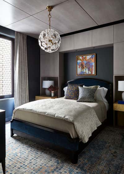  Contemporary Art Deco Apartment Bedroom. Contemporary Tribeca 5 Bedroom Apartment by Kati Curtis Design.
