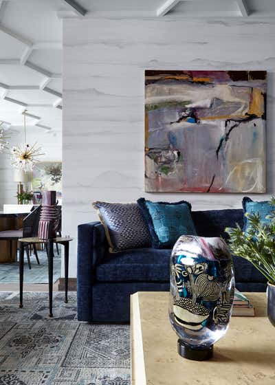  Art Deco Living Room. Contemporary Tribeca 5 Bedroom Apartment by Kati Curtis Design.