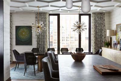  Contemporary Dining Room. Contemporary Tribeca 5 Bedroom Apartment by Kati Curtis Design.