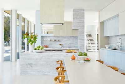  Contemporary Beach House Kitchen. Sag Harbor Waterfront by Daun Curry Design Studio.