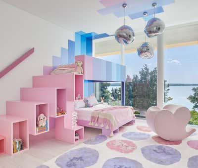  Contemporary Beach House Children's Room. Sag Harbor Waterfront by Daun Curry Design Studio.