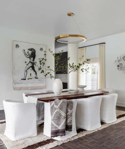  Modern Family Home Dining Room. Piney Point by Nest Design Group.