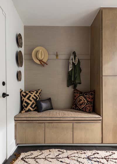  Modern Family Home Storage Room and Closet. Piney Point by Nest Design Group.
