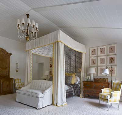  Country Country Bedroom. Hamptons country home by David Kleinberg Design Associates.