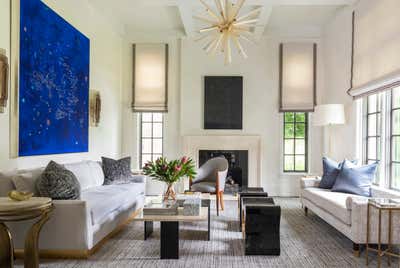  Hollywood Regency Family Home Living Room. Timeless Elegance  by Chandos Dodson Interior Design.