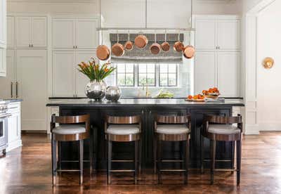  Hollywood Regency Family Home Kitchen. Timeless Elegance  by Chandos Dodson Interior Design.