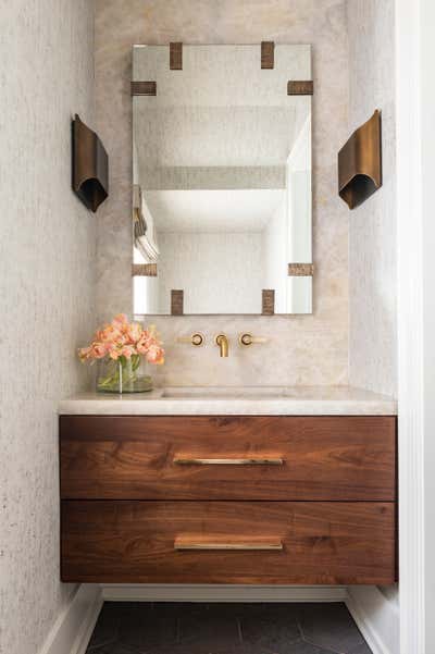  Hollywood Regency Art Deco Family Home Bathroom. Timeless Elegance  by Chandos Dodson Interior Design.
