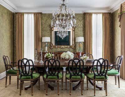 Traditional Dining Room. Traditional Beauty  by Chandos Dodson Interior Design.