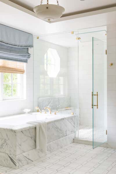  British Colonial Family Home Bathroom. Traditional Beauty  by Chandos Dodson Interior Design.