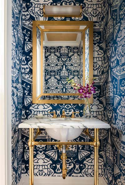 British Colonial Family Home Bathroom. Traditional Beauty  by Chandos Dodson Interior Design.