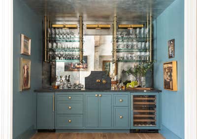  Eclectic Family Home Bar and Game Room. Tastefully Refined  by Chandos Dodson Interior Design.
