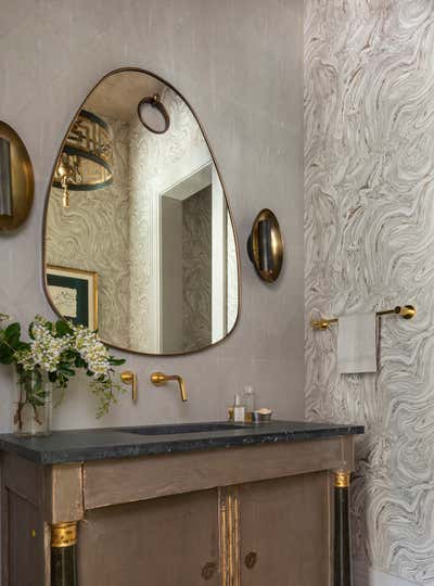  Transitional Family Home Bathroom. Tastefully Refined  by Chandos Dodson Interior Design.