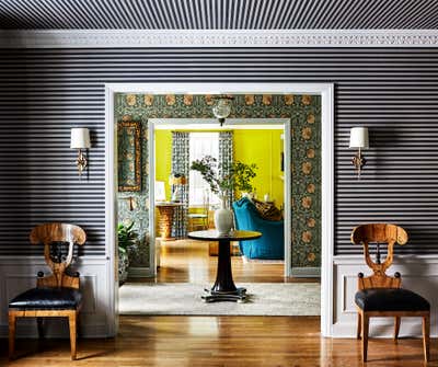  Eclectic Maximalist Family Home Dining Room. Spring Valley Maximalism  by Zoe Feldman Design.