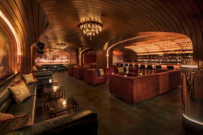  Contemporary Hotel Bar and Game Room. Moxy East Village by Rockwell Group.