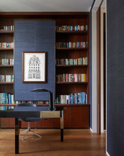 Contemporary Office and Study. Notting Hill Villa, London, UK by Peter Mikic Interiors.