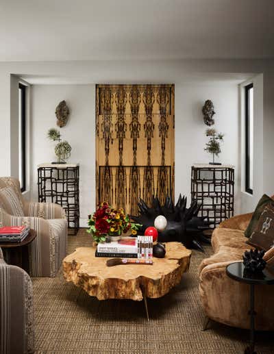  Maximalist Family Home Living Room. Hill House by Ken Fulk Inc..