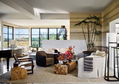 Maximalist Family Home Living Room. Hill House by Ken Fulk Inc..