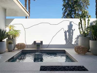  Mid-Century Modern Vacation Home Exterior. Palm Springs by Formarch.