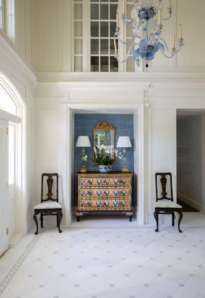 Traditional Vacation Home Entry and Hall. Palm Beach Estate by Solis Betancourt & Sherrill.