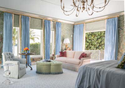 Traditional Vacation Home Bedroom. Palm Beach Estate by Solis Betancourt & Sherrill.