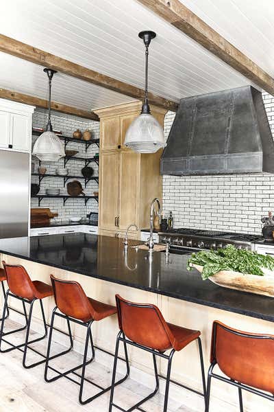 Eclectic Family Home Kitchen. North Shore Family Home by Wendy Labrum Interiors.