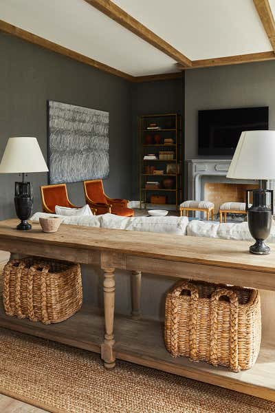  Eclectic Family Home Bar and Game Room. North Shore Family Home by Wendy Labrum Interiors.