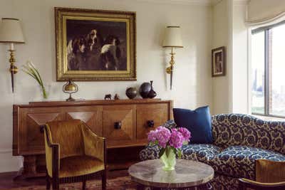 Art Deco Apartment Living Room. Central Park West Duplex by Robert Couturier, Inc..