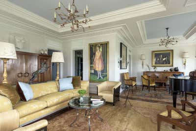  Art Deco Apartment Living Room. Central Park West Duplex by Robert Couturier, Inc..
