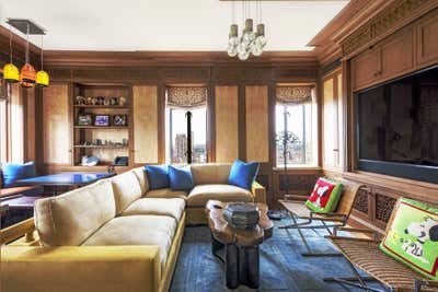  Art Deco Art Nouveau Apartment Living Room. Central Park West Duplex by Robert Couturier, Inc..