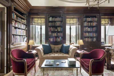 Art Deco Office and Study. Central Park West Duplex by Robert Couturier, Inc..