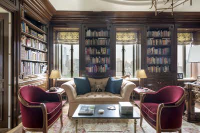  Art Nouveau Apartment Office and Study. Central Park West Duplex by Robert Couturier, Inc..