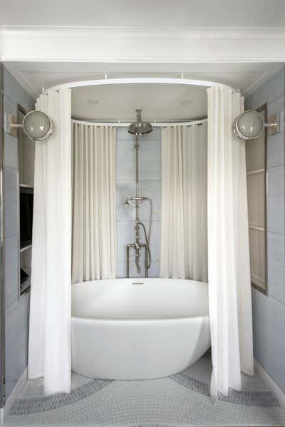  Art Deco Apartment Bathroom. Central Park West Duplex by Robert Couturier, Inc..