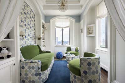 Traditional Apartment Children's Room. Central Park West Duplex by Robert Couturier, Inc..