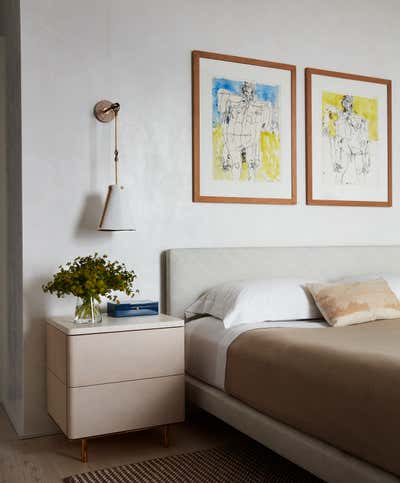  Contemporary Apartment Bedroom. West Village Apartment  by Shawn Henderson Interior Design.