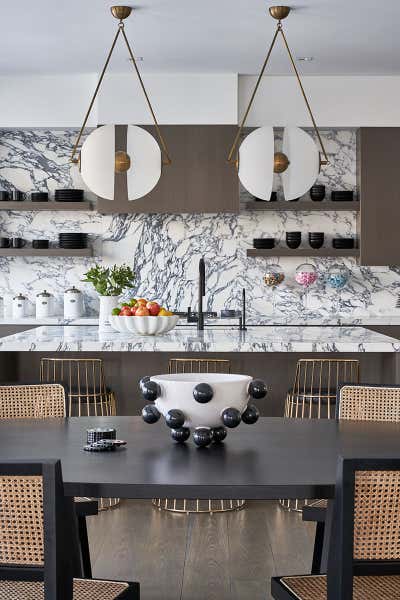  Modern Family Home Kitchen. Michelle Gerson Home by Michelle Gerson Interiors.