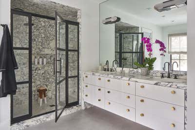  Modern Family Home Bathroom. Michelle Gerson Home by Michelle Gerson Interiors.