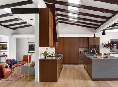  Mid-Century Modern Family Home Open Plan. Cliff May Home - Lafayette by JKA Design.