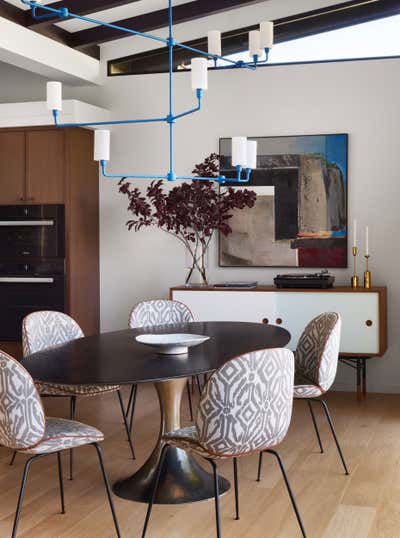  Mid-Century Modern Family Home Dining Room. Cliff May Home - Lafayette by JKA Design.