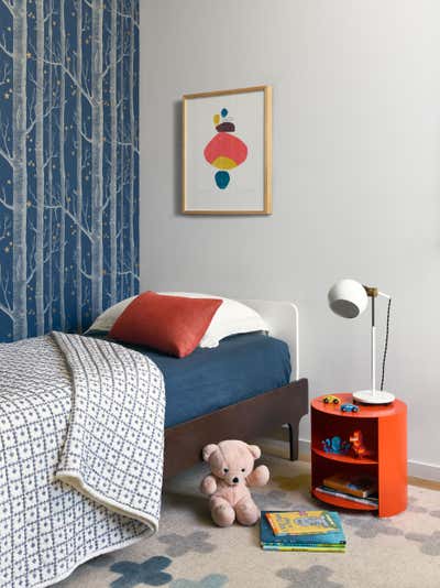  Mid-Century Modern Family Home Children's Room. Cliff May Home - Lafayette by JKA Design.