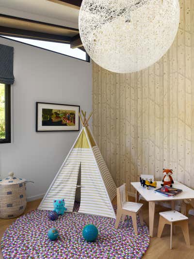  Mid-Century Modern Family Home Children's Room. Cliff May Home - Lafayette by JKA Design.