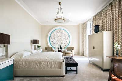  Transitional Apartment Bedroom. Central Park West by Ries Hayes.