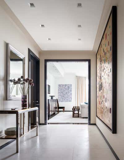  Transitional Apartment Entry and Hall. Central Park West by Ries Hayes.