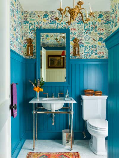  Country House Bathroom. Westchester Farmhouse  by Robin Henry Studio.