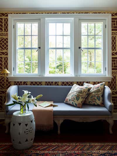 Traditional Office and Study. Westchester Farmhouse  by Robin Henry Studio.