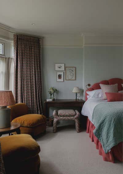  Eclectic Family Home Bedroom. North London  by Studio Duggan.
