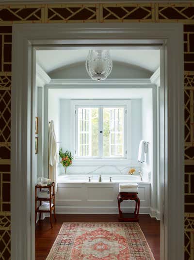  Country Country House Bathroom. Westchester Farmhouse  by Robin Henry Studio.