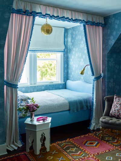  Victorian Family Home Bedroom. Larhchmont Victorian by Robin Henry Studio.