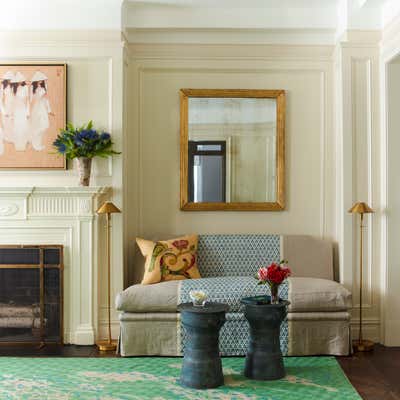  Traditional Apartment Living Room. Upper East Side Co-op Apartment by Robin Henry Studio.