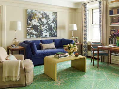  Traditional Living Room. Upper East Side Co-op Apartment by Robin Henry Studio.