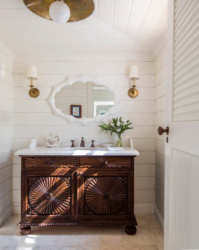  Coastal Beach House Bathroom. White Lodge, Harbour Island by Robin Henry Studio.